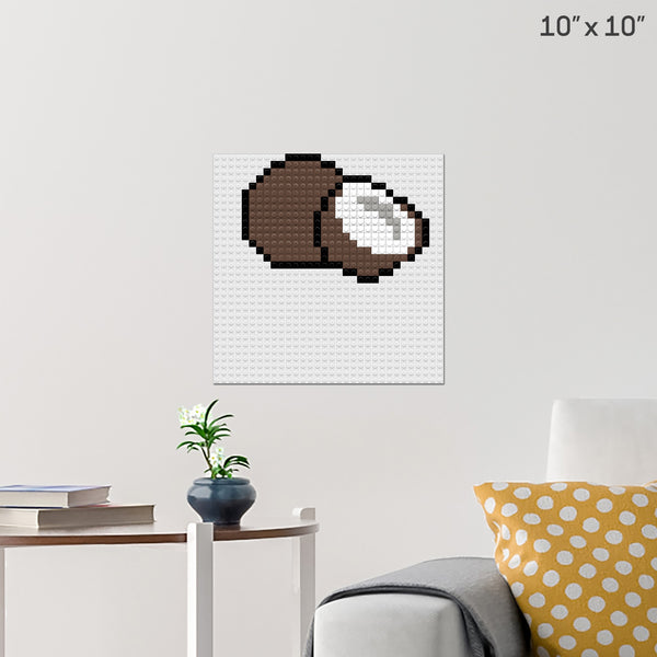 Coconut Brick Poster