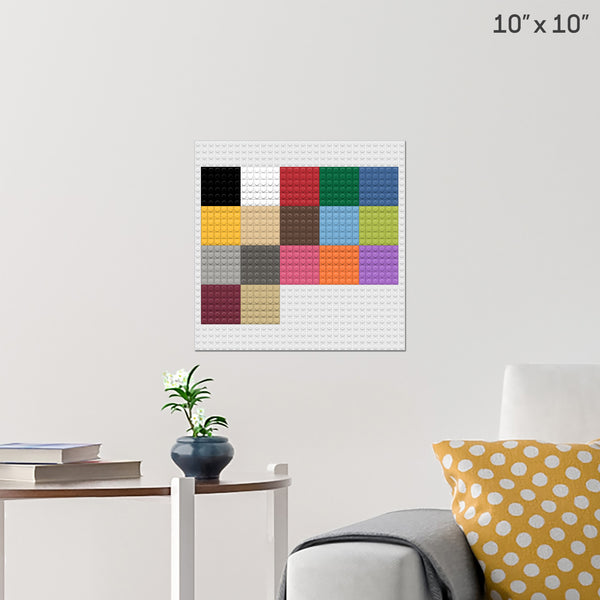 COLORS Brick Poster