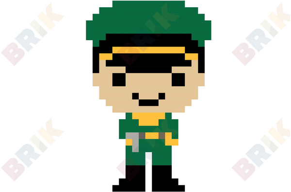 Commander Arun Filitt Pixel Art
