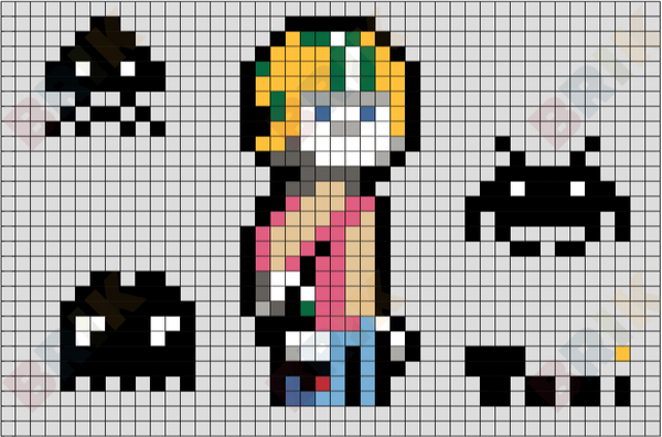 Commander Keen Pixel Art