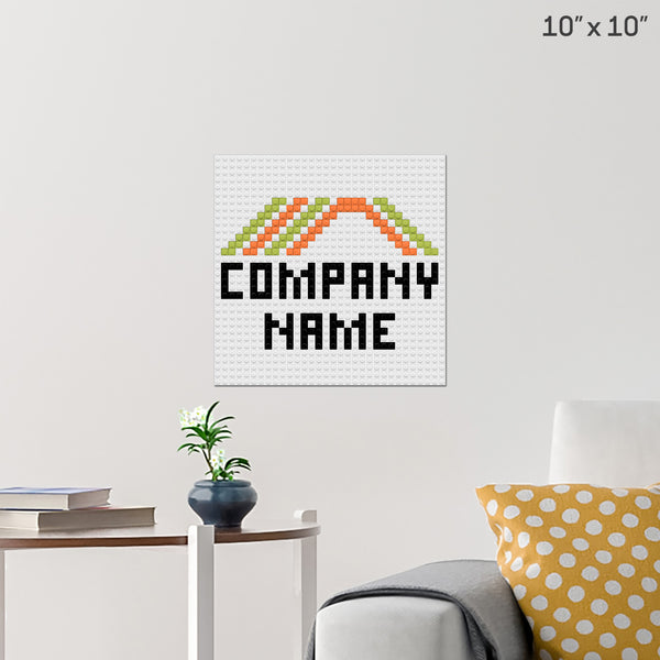Company Name Brick Poster