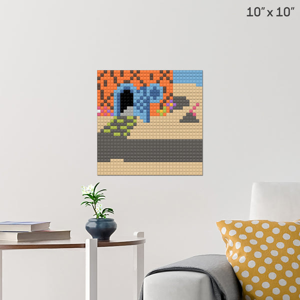Conch Street 8 Brick Poster