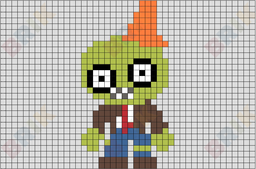 Zombie Pixel Art Minecraft Grid 200+] Zombie Png Images