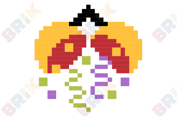 Confetti Ball Pixel Art