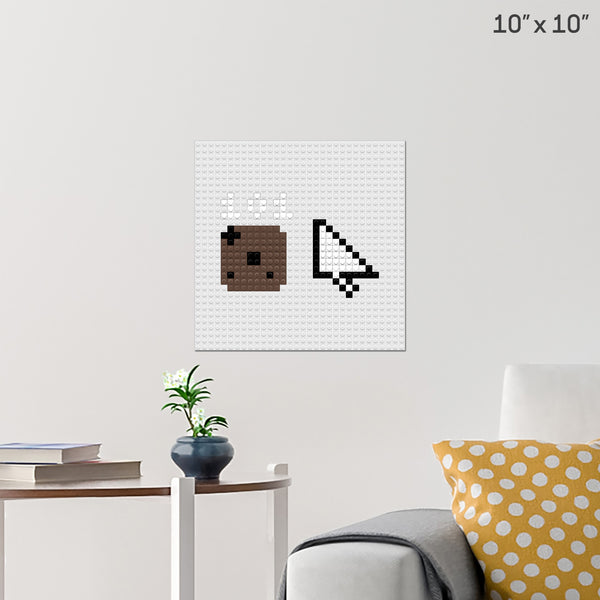 cookie clicker new method Brick Poster