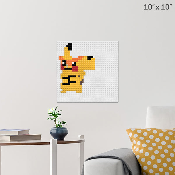 Cool Pikachu Brick Poster