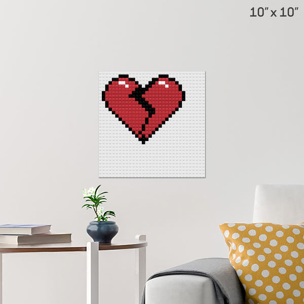 Corazón Roto Brick Poster