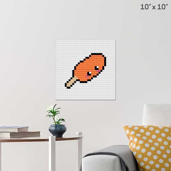Corn Dog Brick Poster