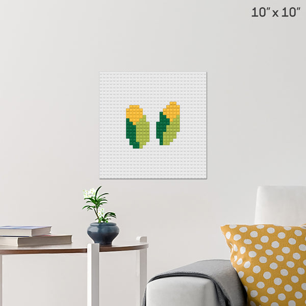 Corn Brick Poster