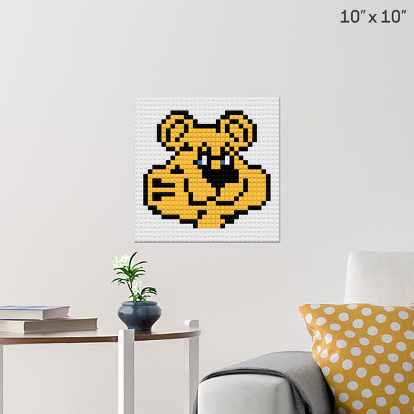 Cougie 13inch Brick Poster