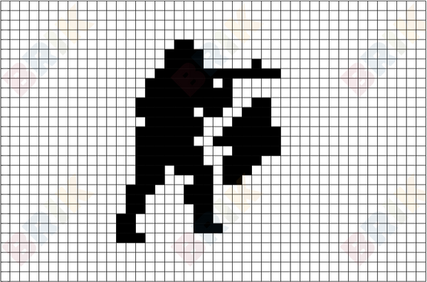 Counter-Strike Pixel Art
