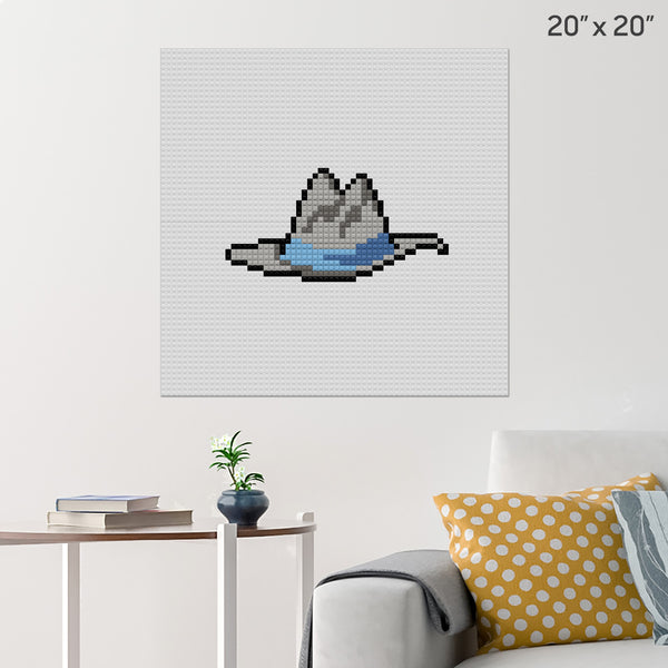 Cowboy Hat Brick Poster