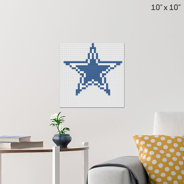 cowboys Brick Poster