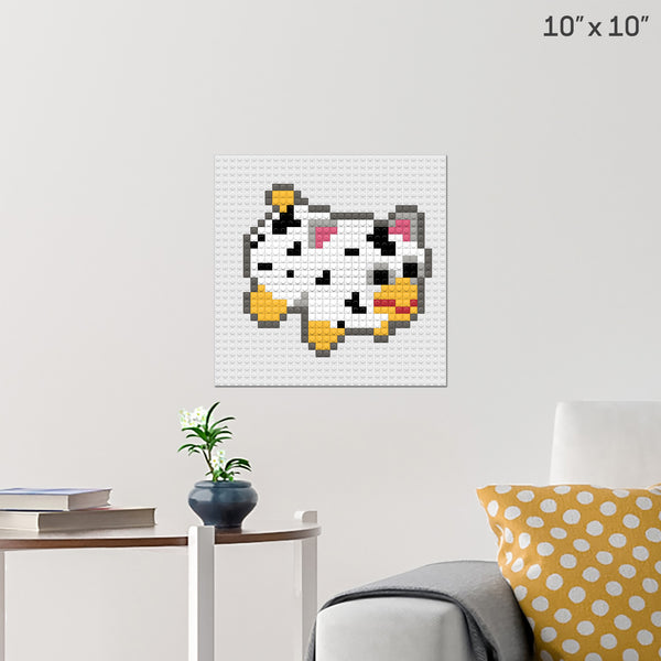 Cowpy Brick Poster