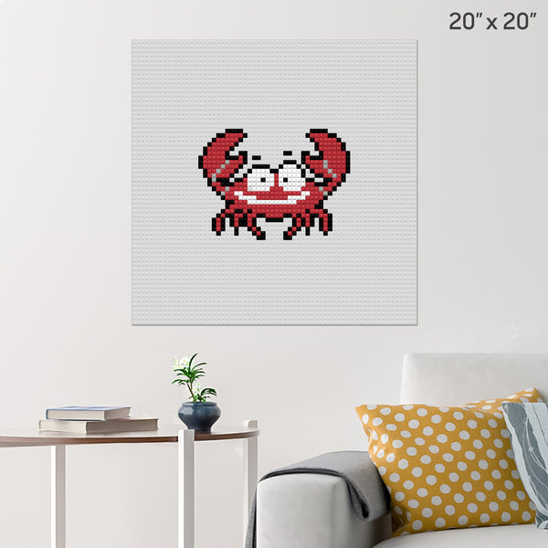 Crab Brick Poster