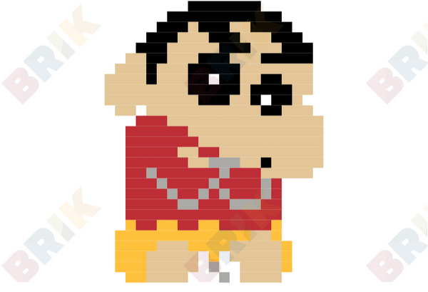 Crayon Shin-chan Pixel Art
