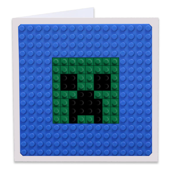 Creeper Face Greeting Card