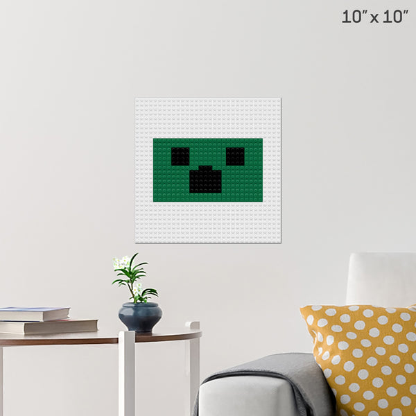 creeper Brick Poster