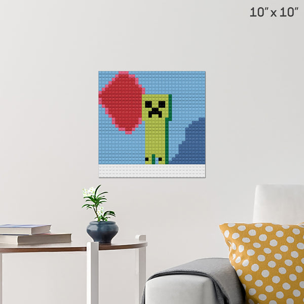 creeper Brick Poster