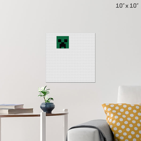 creeper Brick Poster