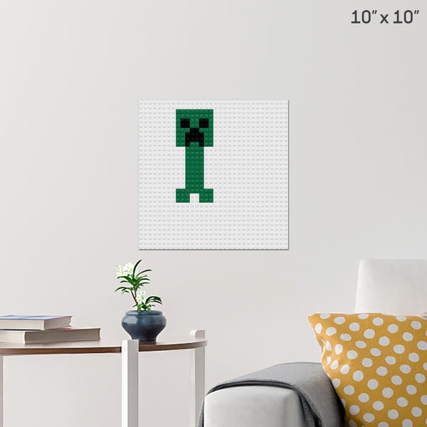 creeper Brick Poster
