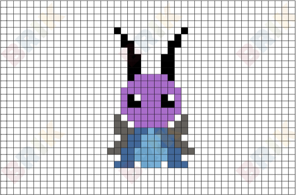 Cri-Kee Pixel Art