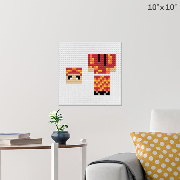 CrimsonPhoenix33 Brick Poster