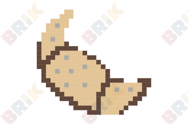 Croissant Pixel Art