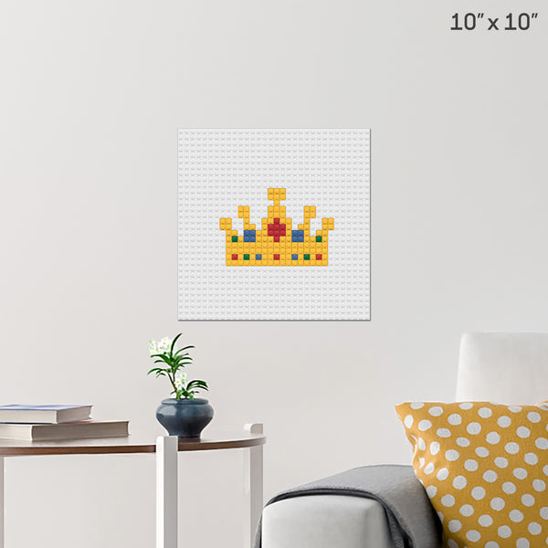 crown Brick Poster