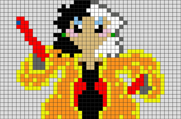 Cruella de Vil Pixel Art