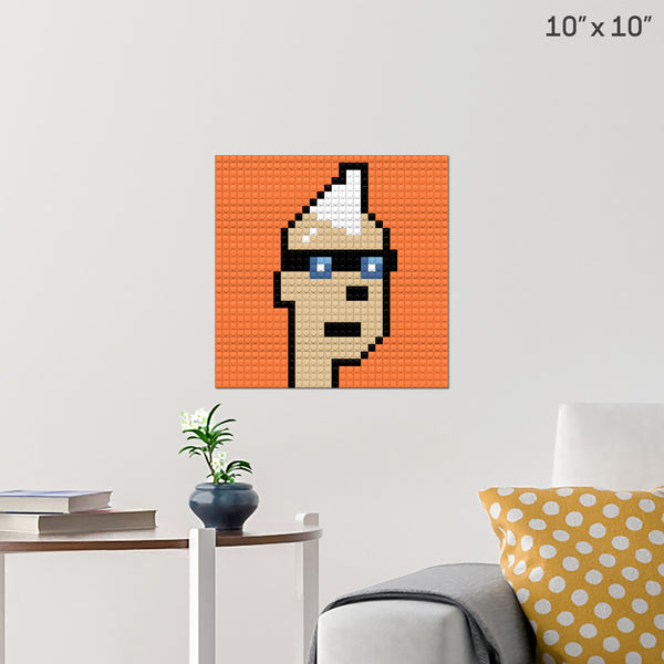 Crypto Punk #003 Brick Poster