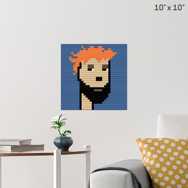 CRYPTO PUNK #009 Brick Poster