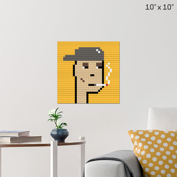 CRYPTO PUNK #017 Brick Poster