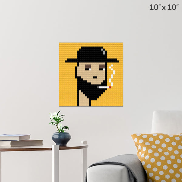 CRYPTO PUNK #018 Brick Poster