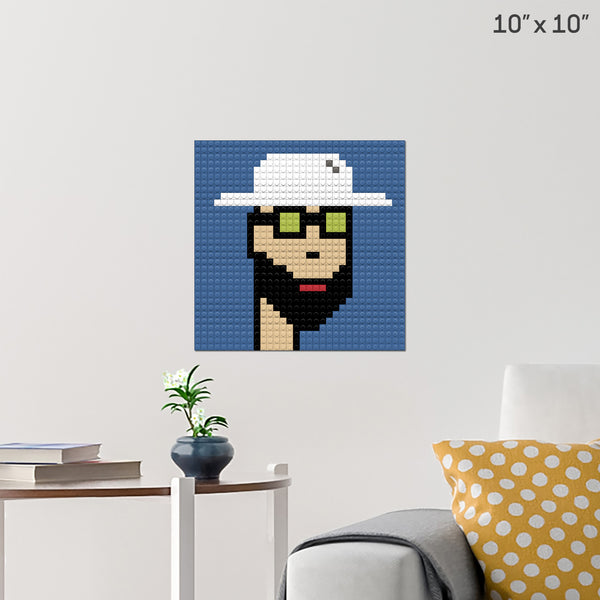 CRYPTO PUNK #019 Brick Poster