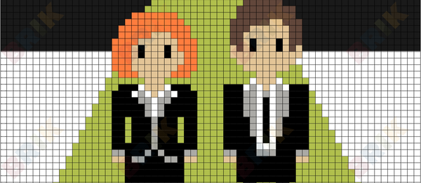 Mulder y Scully / Cuadro