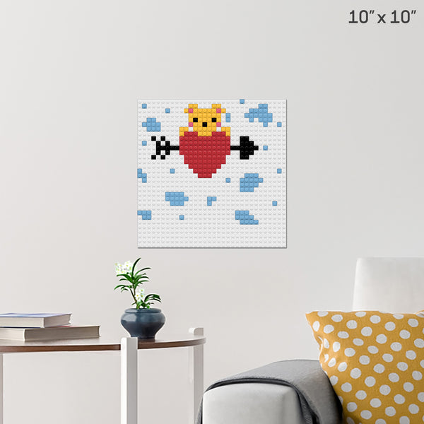 cudly bear Brick Poster