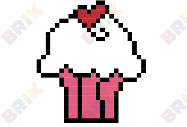Cupcake Pixel Art