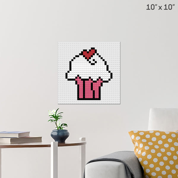 Cupcake Brick Poster