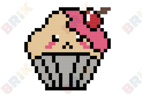 Cupcakes Pixel Art