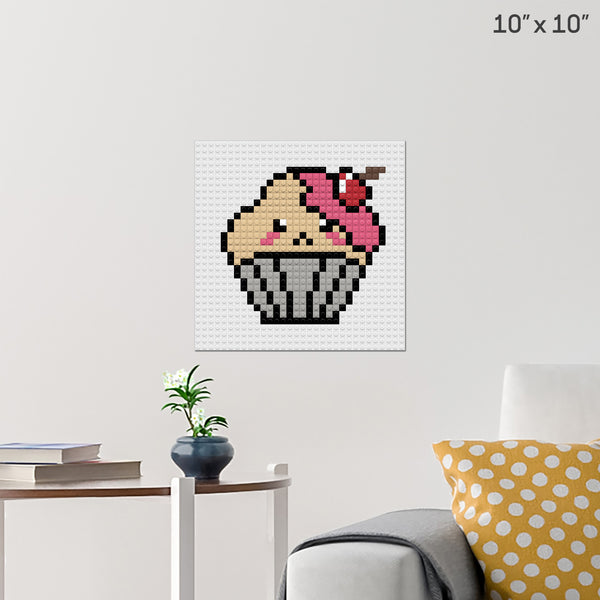 Cupcakes Brick Poster