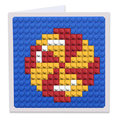 Cut the Rope Candy Pixel Art Build-On Greeting Card | BRIK