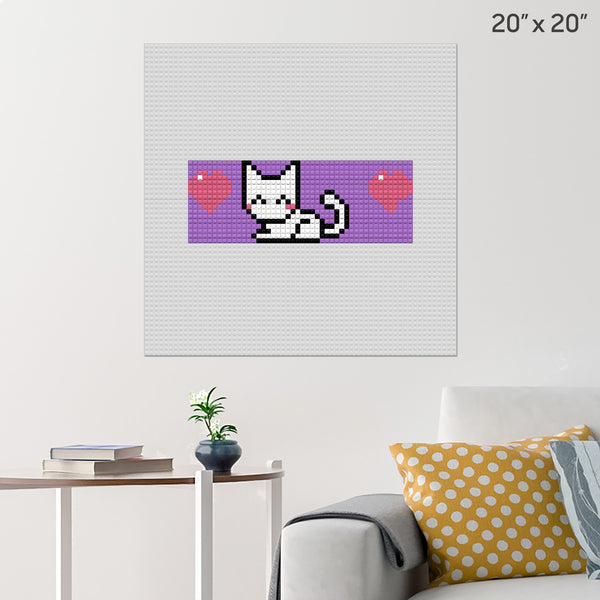 cute cat Brick Poster