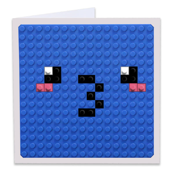 Cute Face Greeting Card
