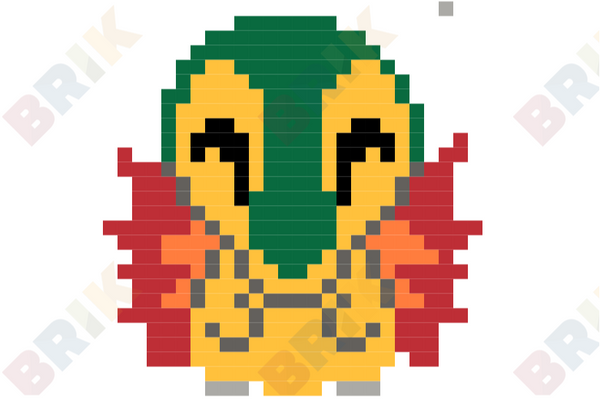 Cyndaquil Pixel Art