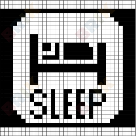 Eat Sleep Repeat Part 2 Pixel Art