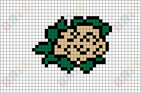 Cauliflower Pixel Art