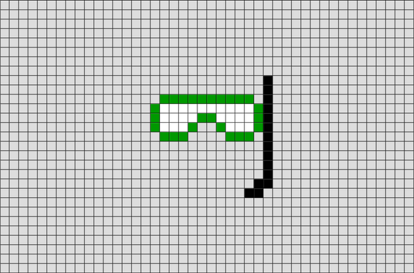 Snorkel Pixel Art