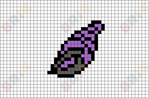 Conch Shell Pixel Art