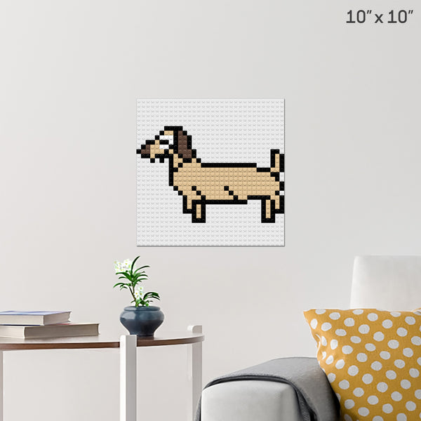 Dachshund Brick Poster